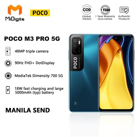 midigits|【Midigits】Manila Stock POCO M3 PRO 5G .